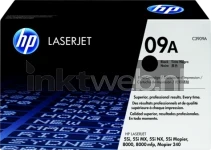 HP 09A zwart Front box