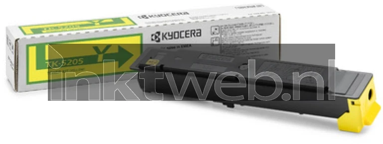 Kyocera Mita TK-5205Y geel Combined box and product