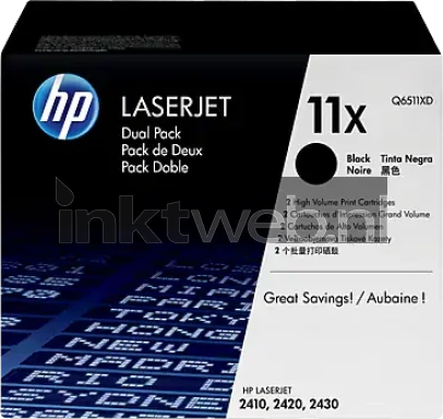 HP 11X zwart