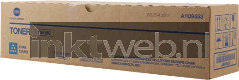 Konica Minolta A1U9453 cyaan Front box