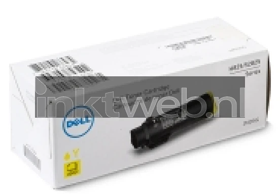 Dell 593-BBRW (80DJM) geel Front box
