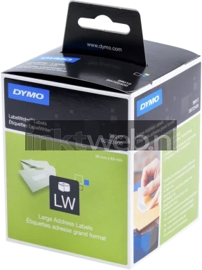 Dymo 99012/S0722400 36 mm x 89 mm  wit