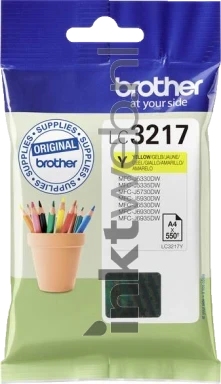 Brother LC-3217Y geel Front box