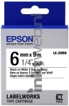 Epson LK-2WBN zwart op wit breedte 6 mm