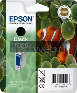 Epson T026 zwart