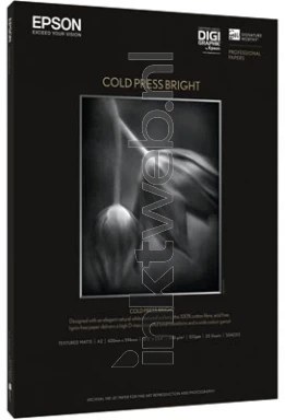 Epson Cold Press Bright Fotopapier  | A3 | 340 gr/m² 25 vellen