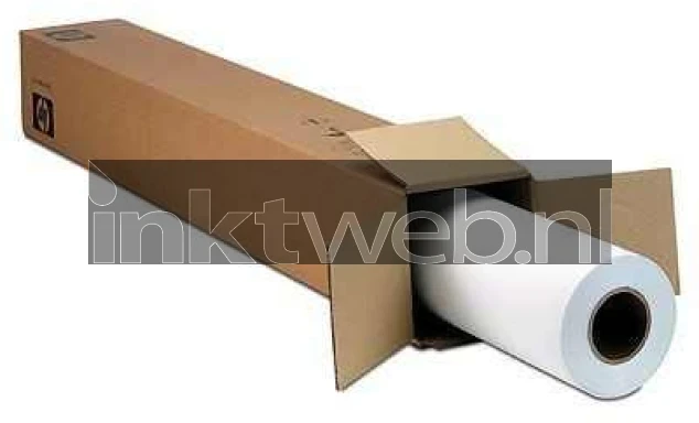HP Bright White Inkjet Paper rol 23' wit Combined box and product