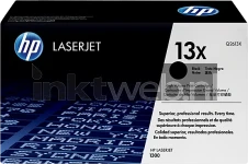 HP 13X zwart transparant Front box