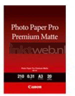 Canon PM-101 Premium Mat fotopapier A3 wit Front box