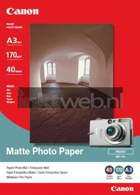 Canon MP-101 Fotopapier Mat | A3 | 170 gr/m² 40 stuks