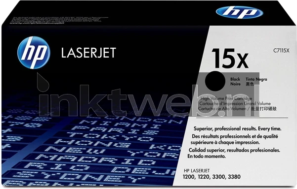 HP 15X hc zwart