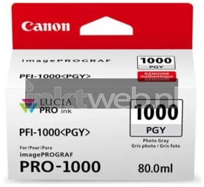 Canon PFI-1000 foto grijs