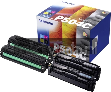 Samsung CLT-P504C Rainbow kit zwart en kleur