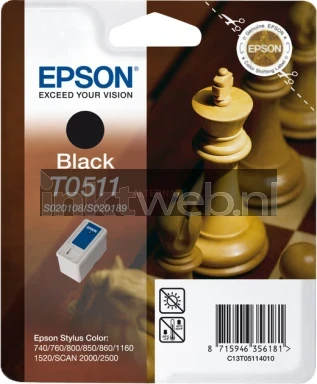 Epson T0511 zwart
