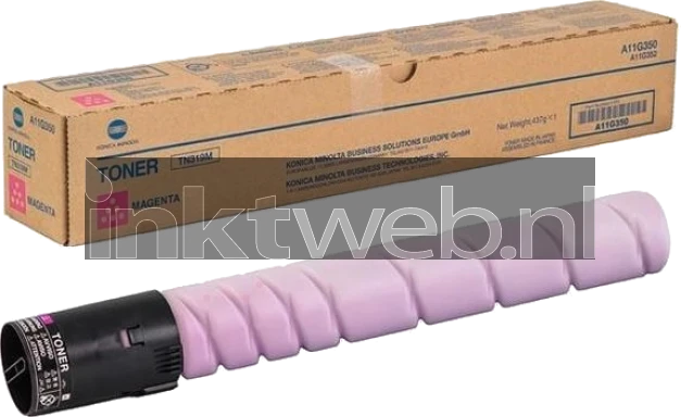 Konica Minolta TN-319 magenta Combined box and product