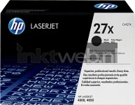 HP 27X zwart Front box