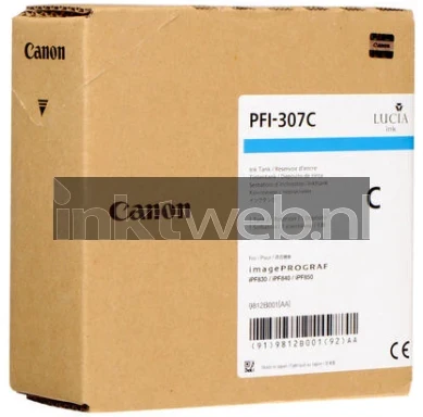 Canon PFI-307 cyaan