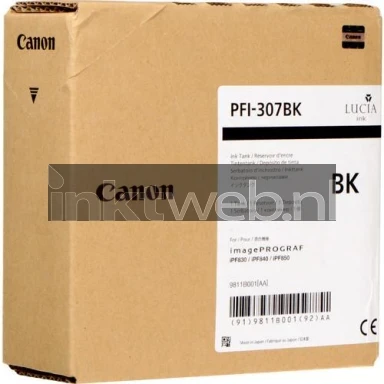 Canon PFI-307 zwart