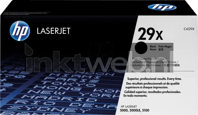 HP 29X zwart Front box