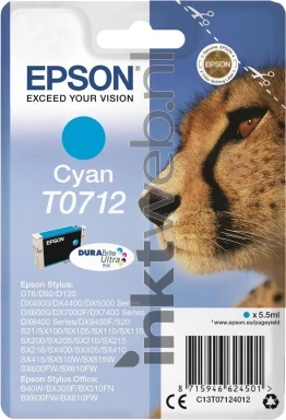 Epson T0712 cyaan