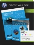 HP 953XL Officejet Value Pack kleur (Origineel Hoge Capaciteit)