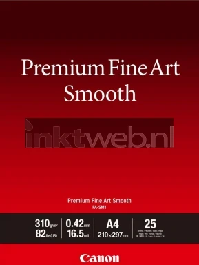 Canon Fine Art Smooth fotopapier A2 wit Front box