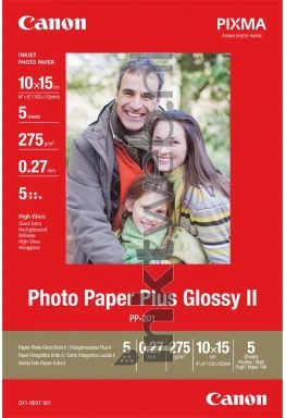 Canon PP-201 10 x 15 Photo Paper Plus Glossy II wit Front box