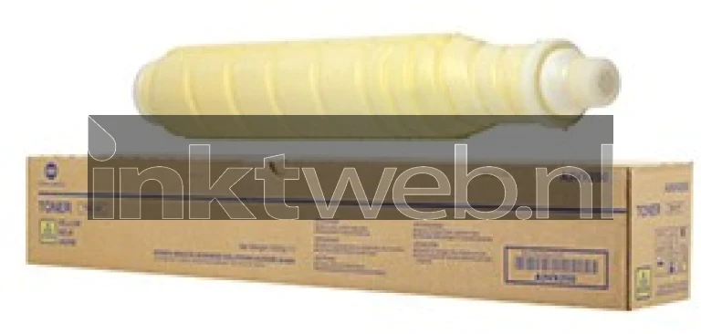 Konica Minolta TN-619 geel Combined box and product