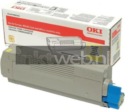 Oki C332 / MC363 geel Combined box and product