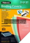 Fellowes voorblad A4 PVC 200 micron transparant 100 stuks  (Origineel)