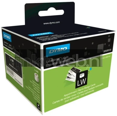 Dymo Naambadge etiketten 51 mm x 89 mm  wit