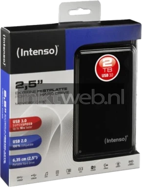 Intenso 2.5 HDD 2TB USB 3.0 zwart