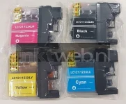 Huismerk Brother LC-123 4pack zwart en kleur (Huismerk (compatible))