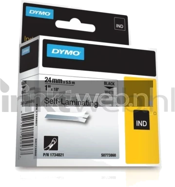 Dymo 1734821 zwart Front box