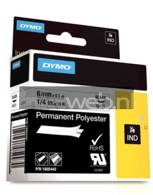 Dymo 1805442 zwart Front box