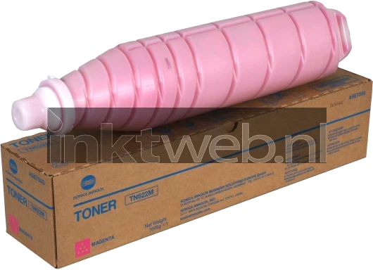 Konica Minolta TN-622 magenta Combined box and product