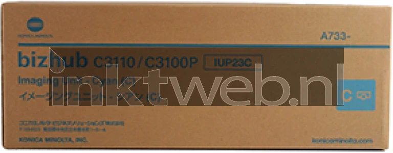 Konica Minolta IU-P23 cyaan Front box