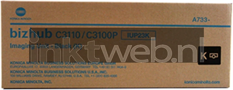 Konica Minolta IUP23 zwart Front box