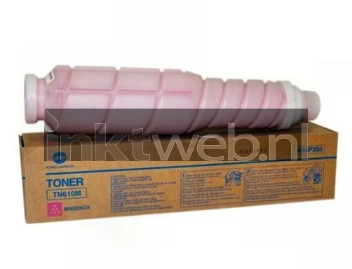 Konica Minolta TN-610 magenta Combined box and product