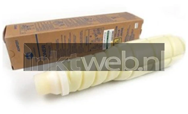Konica Minolta TN-610 geel Combined box and product