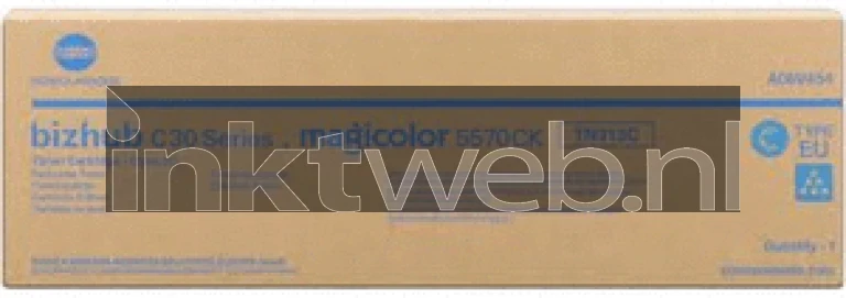 Konica Minolta A06V454 cyaan Front box