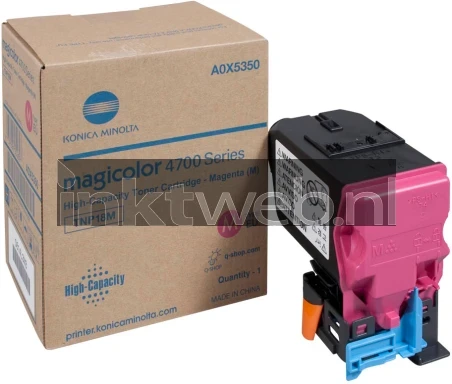 Konica Minolta TN-P18 magenta Combined box and product