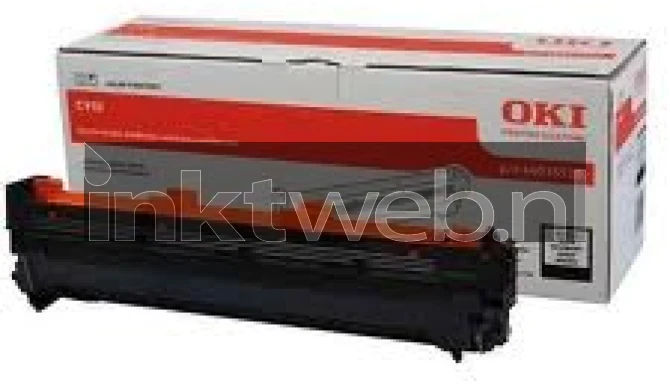 Oki C910 zwart Combined box and product