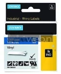 Dymo S0718600 zwart op wit breedte 12 mm