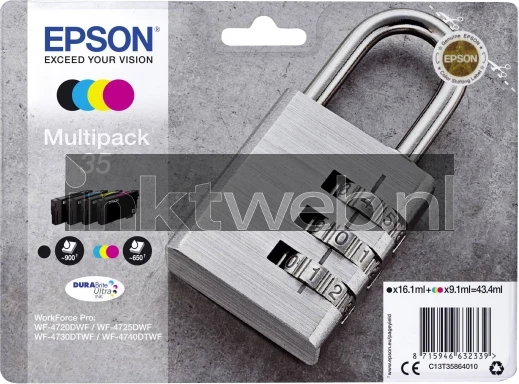 Epson 35 multipack zwart en kleur