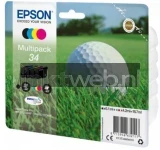 Epson 34 multipack zwart en kleur (Origineel)