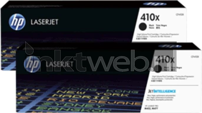 HP CF410XL 2-pack zwart