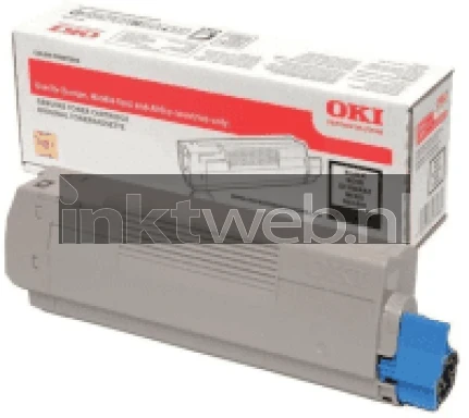 Oki C612 zwart Combined box and product