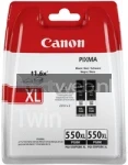 Canon PGI-550XL twinpack zwart (Origineel Hoge Capaciteit)