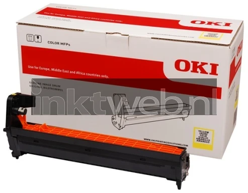 Oki C612 geel Combined box and product